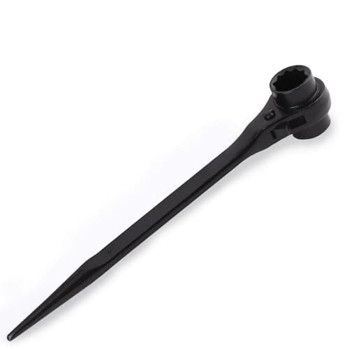 Image of LEPEVNEY 19 x 24mm Ratchet Podger Spanner Sacaffold Spanner Wrench Quick Release Podger Bar Black