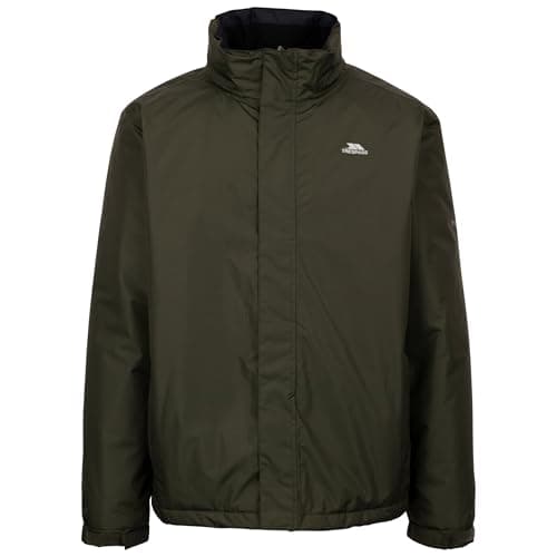 Image of Trespass Mens Padded Jacket With Concealed Hood and Pockets Farmcott