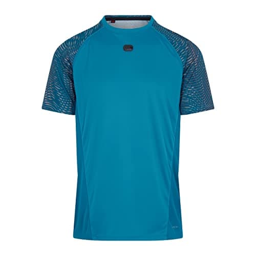 Image of Canterbury Men's Vapodri Superlight Short Sleeve Training T-Shirt, Blue Coral, S