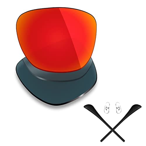Image of Mryok Polarized Replacement Lenses & Rubber Kits for Ray-Ban Caravan RB3136 58mm- Fire Red