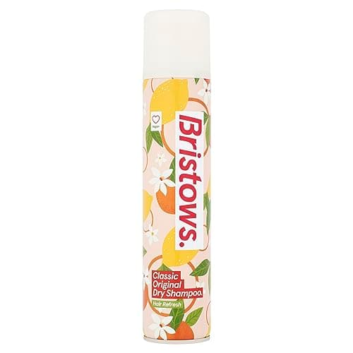 Image of Bristows Classic Original Dry Shampoo, Citrus Fragrance, Refreshes Hair Between Washes, Absorbs Excess Oil Without Drying Out Hair and Scalp, Vegan Friendly, 200 ml