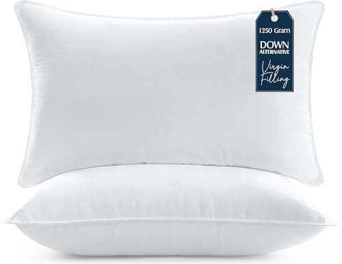 Image of Utopia Bedding Pillows 2 Pack, (Super King Size, White) Hotel Quality Luxury Bed Pillow for Back, Stomach or Side Sleepers