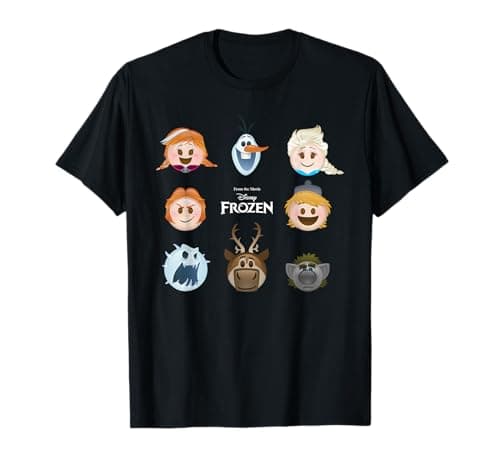 Image of Frozen Emoji Heads T-Shirt