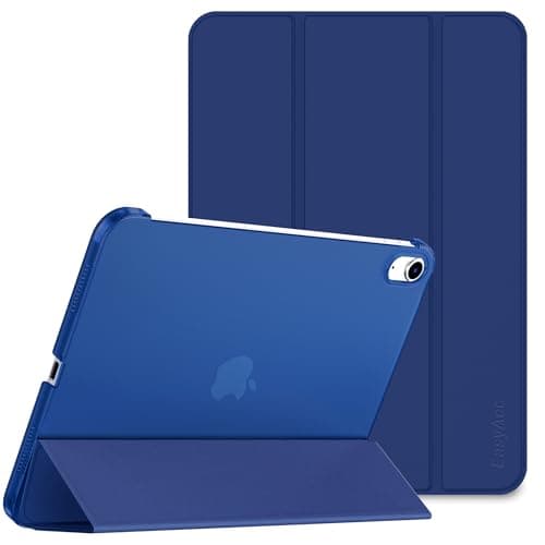 Image of EasyAcc Case for iPad (A16) 11th/10th Generation 2025/2022 11/10.9 inch, Slim Hard Protective Cover for iPad 11/10 Gen, Models A3354/A3355/A3356/A2696/A2757/A2777/A3162, Dark Blue