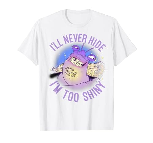 Image of Disney Moana Tamatoa I'll Never Hide I'm Too Shiny Portrait T-Shirt, Men, White, XX-Large