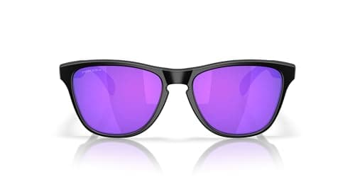 Image of Oakley Men's Oo9508 Frogskins S Sunglasses, Matte Black/Prizm Violet, 53 mm