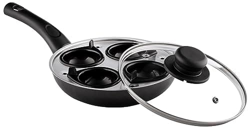 Image of Sapphire P063 20 cm 4-Cup Egg Poacher , Black