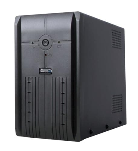 Image of Powercool Smart UPS 1000VA/600W 3x UK Plug Socket 3x IEC 2x RJ45 USB LED Display
