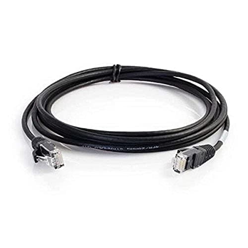 Image of C2G Legrand Cat6 Slim Ethernet Cable, Snagless Unshielded Cat6a Patch Cable, Black Slim Network Patch Cable, 6 Foot Snagless UTP Ethernet Cable, 1 Count, 01105