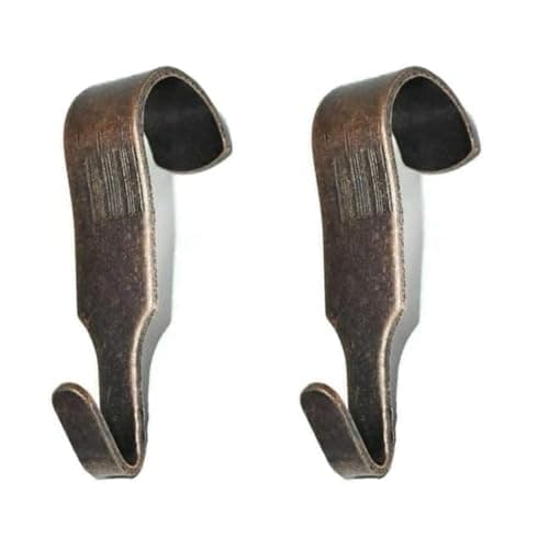 Image of Picture Rail Hooks Bronze Narrow Picture Rail Hooks Heavy Duty Gallery Hanging Moulding Hooks Mirror Photo Frame Hanging Metal Hooks Pack of 2