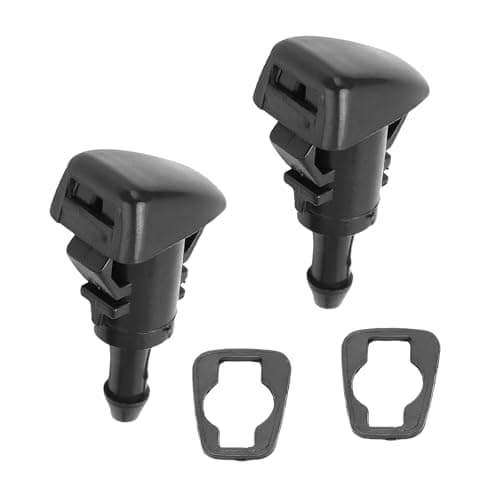 Image of 2 Pcs Windscreen Washer Jets, Car Windshield Nozzle, Window Water Spray Wiper Jet Replacement for Universal Cars Sprinkler Nozzles