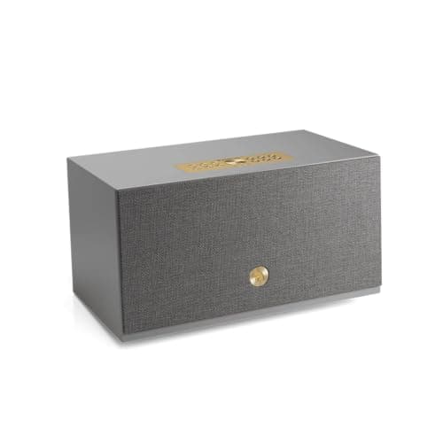 Image of Audio Pro C10 MkII W Wireless Multiroom Speaker 80 W Class-D Amplifier, AirPlay 2, Google Cast, Bluetooth 5.0, RCA Line-In, Subwoofer Out (Grey)