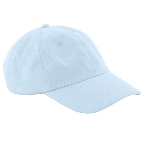 Image of Beechfield B653 Low Profile 6 Panel Dad Cap - Pastel Blue