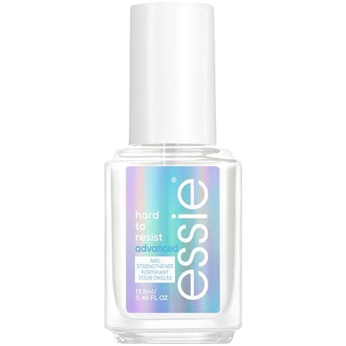 Image of Essie Hard to Resist Nail Strengthener Advanced, Strengthening Treatment for Weak, Damaged Nails with MSM Technology, Clear Tint Formula for Visibly Healthier Nails in 3 Days