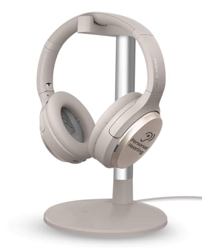 Image of Avantree Eon Me - Personalized Sound Bluetooth Headphones for Seniors, Clear Voice, 60H Playtime, Replaceable Battery, Compatible with Smart TVs, Phones, Tablets
