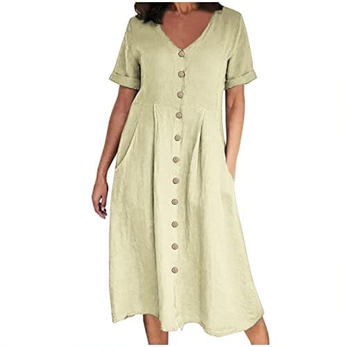 Image of Dresses for Women UK Elegant mid Length, a line Summer Dresses for Women UK, Women Dresses Elastane, Print Dresses for Women,