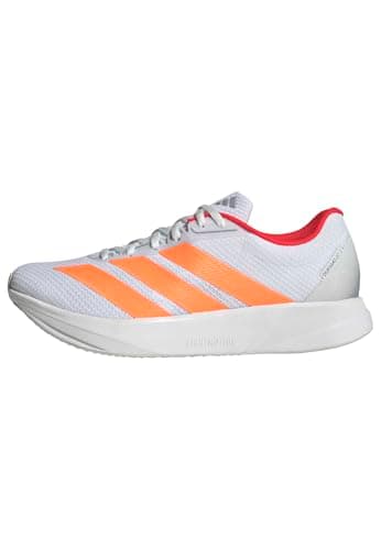 Image of adidas Men's Duramo RC2 Running Shoes, FTWR White/Lucid Orange/Dash Grey, 10 UK