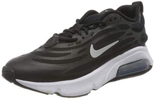 Image of Nike W AIR MAX EXOSENSE, Women’s Running Shoe, Black Mtlc Silver White, 4 UK (37.5 EU)