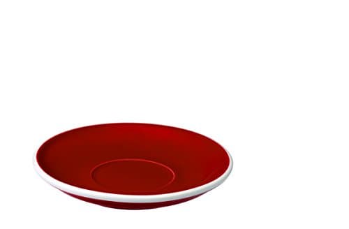 Image of LOVERAMICS Egg 15.50cm Café Latte Saucer Red