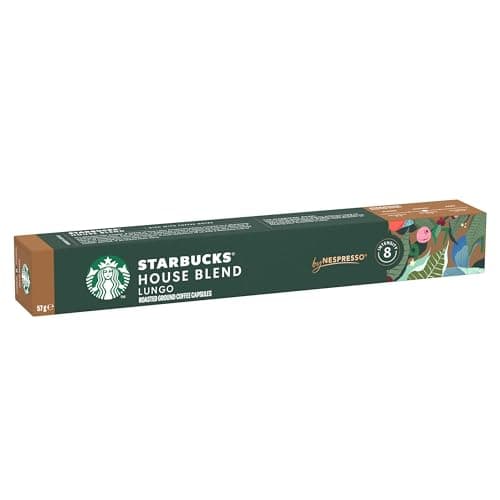 Image of STARBUCKS House Blend by Nespresso, Medium Roast, Coffee Capsules (10 Capsules)