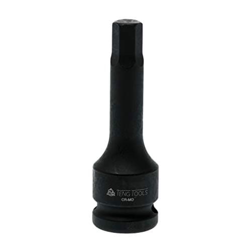 Image of Teng Tools 1/2 Inch Drive Metric Chrome Molybdenum 6mm Hex Impact Socket Bit - 921506-C, Silver