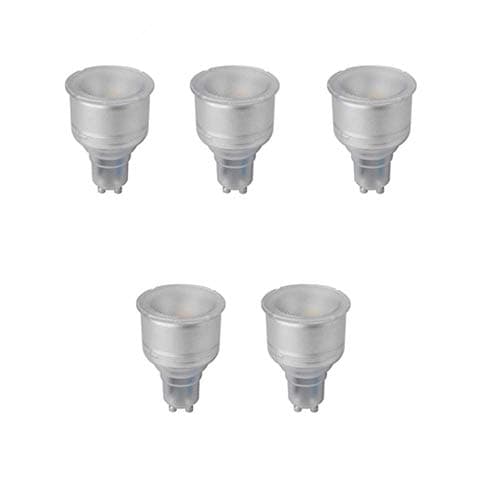 Image of Megaman GU10 74 mm Long Neck Reflector Dimmable LED Lamp, 5 Watt, 4000K Colour Temperature, Cool White 5 Packs