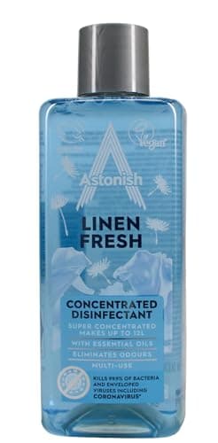 Image of Astonish 3 in 1 Multi-Purpose Super Concentrated Disinfectant with Long Lasting Fragrance, Linen Fresh, 300ml