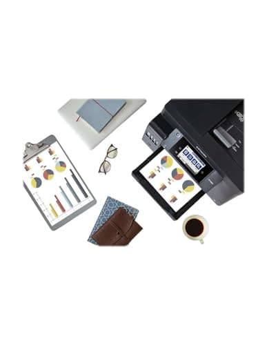 Image of Epson EcoTank ET-5850 Printer with Tanks, 4-in-1 Multifunction Printer: Duplex Printer/Scanner/Copier/Fax, A4, Color Inkjet, Wifi Direct, Ethernet, Charger, Low Cost Per Page