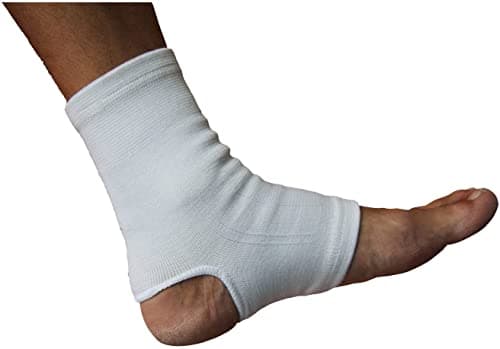 Image of CS Medic Elastic Ankle Injury Sprain Compression Support Bandage for Sprains and Twists, Pain Relief and Recovery (Medium)