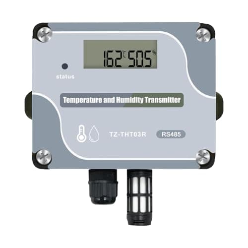 Image of Dsdhuf RS485 Temperature Humidity Sensor Modbus RTU Temp Sensor Digital Industrial Temp and Humidity Transmitter Wall Mounted