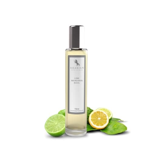 Image of Arabian Opulence FR187 LIME, MANDARIN AND BASIL Roll-on Perfume Oil | Concentrated Fragrance Body Oil | Long Lasting Oil Based Perfume for Men and Women | Alcohol-Free Travel Size Bottle (15ml)
