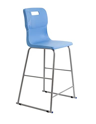 Image of Titan Classroom High Chair-Size 6, Ages 13+, Sky Blue, 53 x 55 x 102 cm