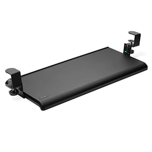 Image of Kensington SmartFit Clamp-On Keyboard Drawer Black 13.3"x32.4"x2.4"