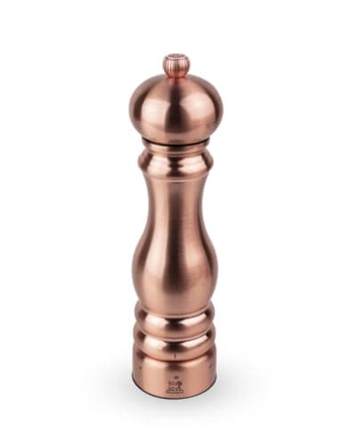 Image of PEUGEOT - Paris Chef u'Select 22 cm Salt Mill - 6 Predefined Grind Settings - Powdered Salt Innovation, Zirlion Mechanism - Stainless Steel - Made in France - Copper Finish
