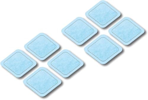 Image of Beurer EM59 Electrode Replacement Set, Suitable for the Beurer EM59 Digital TENS/EMS Device with Heat, Pack of 8 45x45 mm Gel Pads