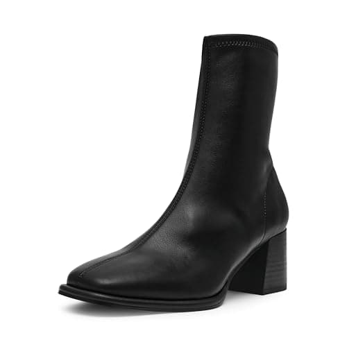 Image of Steve Madden Women's Pammy Ankle Boot, Black, 8 UK