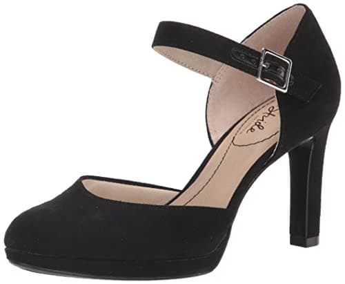Image of LifeStride Women's Jean Platform Pump, Black, 6 UK