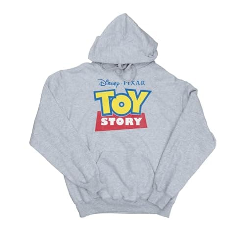 Image of Disney Girls Toy Story Logo Hoodie 7-8 Years Sport Grey
