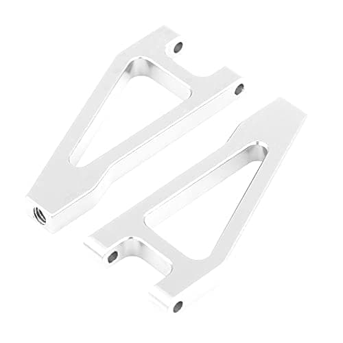 Image of Aluminium Alloy Front Upper Suspension Arm, RC Front Upper Suspension Arm, CNC Machined Upgrade Accessory with Anodized Finish for FS 53633/51805 / 51806 1/10 Scale RC (513006S silver)