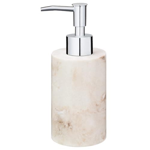 Image of New Stunning Bathroom Collection Marble Lotion Soap Pump Dispenser Bottle Refillable Liquid Soap Dispenser
