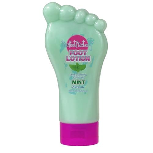 Image of The Foot Factory Peppermint Foot Lotion; Soothes and hydrates feet with refreshing peppermint scent; 180ml