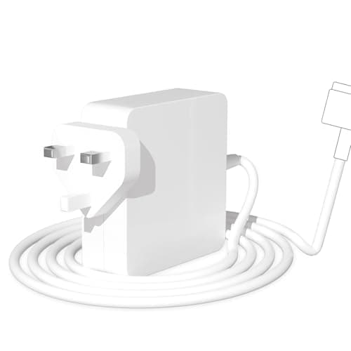 Image of Mac Book Pro Charger UK, 60W T-Tip Magnetic Connector Power Adapter, Laptop Charger for Mac Book Pro Retina 13-Inch Display (After 2012) and Mac Book Air 11 Inch 13 Inch (2012-2015)