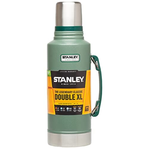 Image of Stanley 1913 Classic Legendary Thermal Flask 1.9L - Keeps 32 Hours Hot Or Cold - Stainless Steel Insulated Bottle - BPA-Free - Dishwasher Safe - Leakproof Lid Serves As A Cup - Hammertone Green