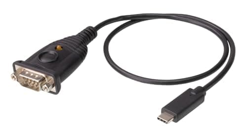 Image of ATEN UC232C USB-C to RS-232 Serial Adapter, Anti-Electromagnetic Interference (Anti-EMI), USB compliant, OS Compatibility: Windows, Mac, and Linux, Data Transfer Rates Up To 921.6 Kbps, 45cm Cable