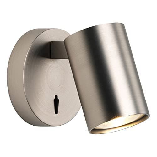 Image of Astro Ascoli Single Switched Indoor Reading Light (Matt Nickel), GU10 LED Lamp, Designed in Britain - 1286011 - 3 Years Guarantee