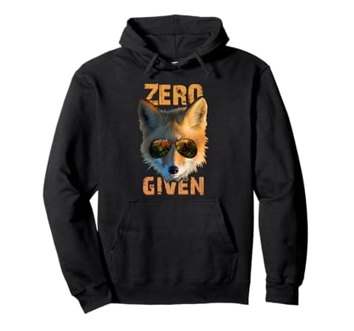 Image of Zero Fox Given Funny Pun Pullover Hoodie