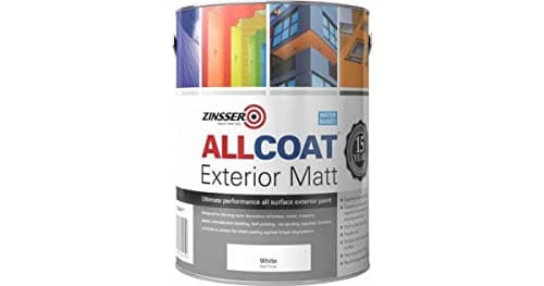Image of Zinsser Allcoat Exterior WB (Matt Finish) 5lt White