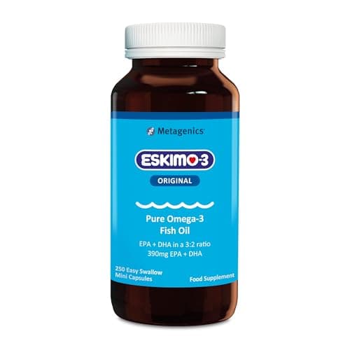 Image of Eskimo-3 Fish Oil by Metagenics - Source of Omega-3 and Essential Fatty Acids EPA & DHA - 250 Mini Capsules