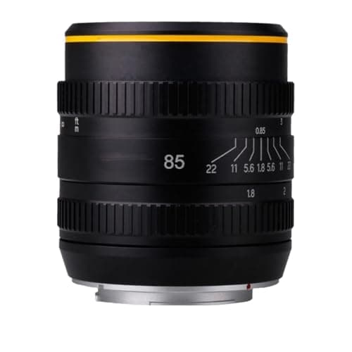 Image of Compatible for Canon-EF/RF NIKON-F/Z SONY-E Fujifilm FIJI-FX 85mm F1.8 Full Frame Metal Lens Manual Focus for Cameras,Alternative component(Nikon F)