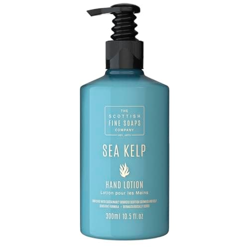 Image of Scottish Fine Soaps - Sea Kelp Marine Hand Lotion - Nourishing and Hydrating - Luxury Moisturiser - New Recyclable Packaging - Sensitive Formula - Vegan Friendly - 300ml